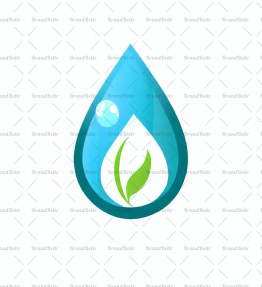 Wassertropfen und Blatt